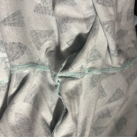 LC Lauren Conrad LT Pajama pants pine xmas trees Soft green winter snow LIKE NEW - Picture 8 of 12